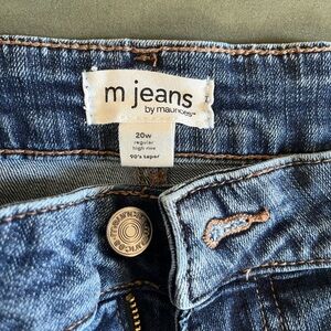 Maurices Dark Blue Denim Skinny Jeans 20w